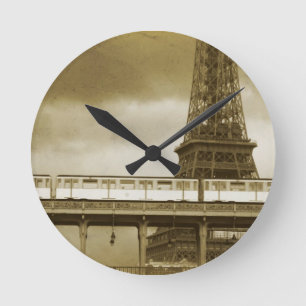 Eiffel Tower Vintage clock