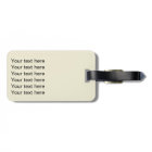 Eiffel Tower Vintage French Luggage Tag