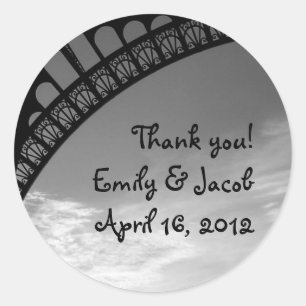 Eiffel Tower Wedding Favour Tags