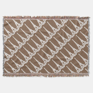 Eiffel Towers Throw Blanket
