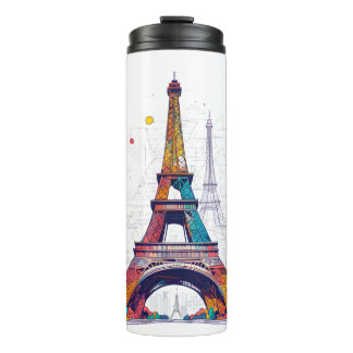 Eiffel tumblr thermal tumbler