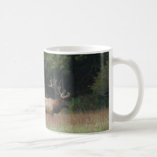 Eight 8 Point Bull Elk in Autumn Coffee Mug