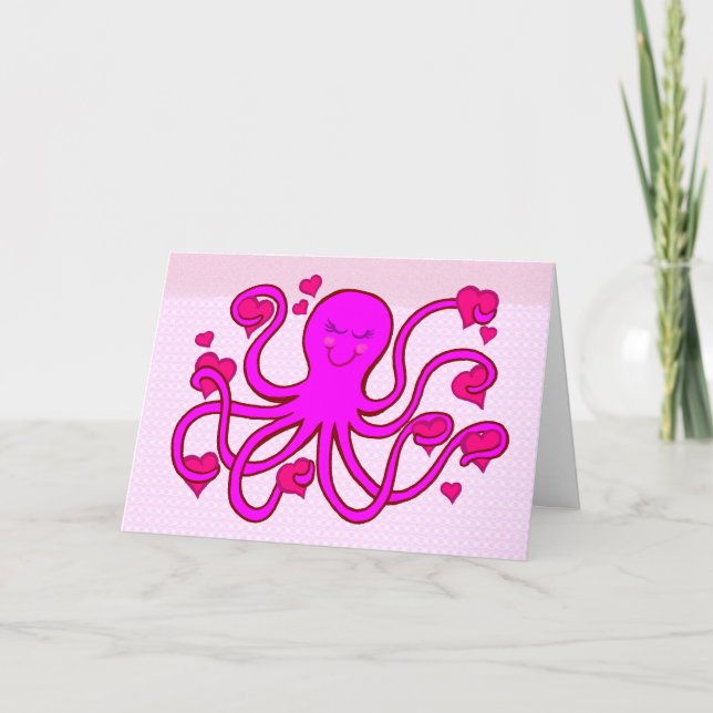 Eight Arms Would Be Too Few Holiday Card (Front)