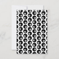Eight Ball Billiards Pool Pattern CUSTOM COLOR