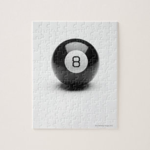 Eight ball jigsaw puzzle