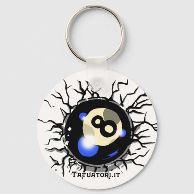 Eight Ball Key Ring (Front)