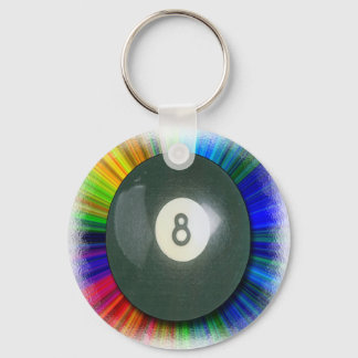 Eight Ball Key Ring