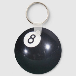 Eight ball key ring