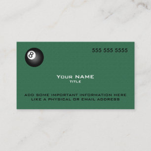 Eight Ball Modern Business Card