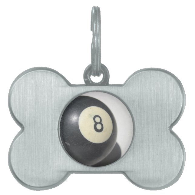 Eight Ball Pet Name Tag (Front)