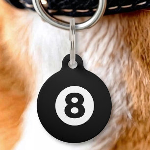 Eight Ball Pet Tag