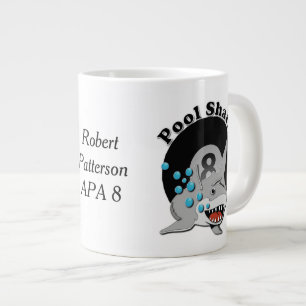 Eight Ball Pool Shark Large Coffee Mug