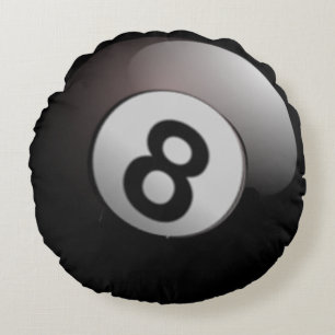 Eight Ball Round Cushion