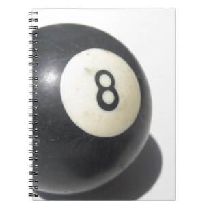 Eight Ball Spiral Notebook