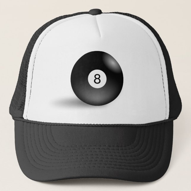 Eight Ball Trucker Hat (Front)