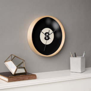 Eight Ball Wall Clock