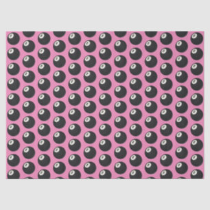 Eight Ball Y2K Snooker 90s Pink Tissue Paper
