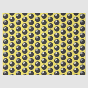 Eight Ball Y2K Snooker 90s Yellow Tissue Paper