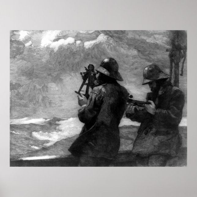 Eight bells - Winslow Homer - 1888 Poster (Front)