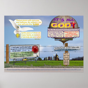 Eight Bible Verses To Live By! Poster