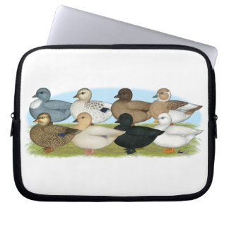 Eight Call Ducks Laptop Sleeve