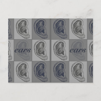 Eight Ears Graphic Postcard