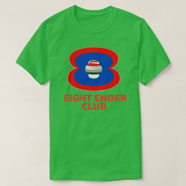 Eight Ender Club Curling T-Shirt (Design Front)