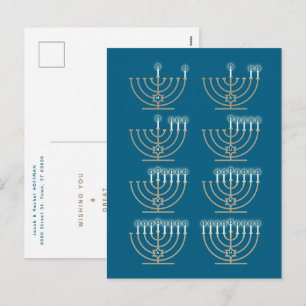 Eight Hanukkah Nights Holiday Card