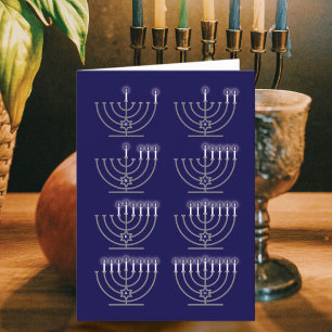 Eight Hanukkah Nights Holiday Card