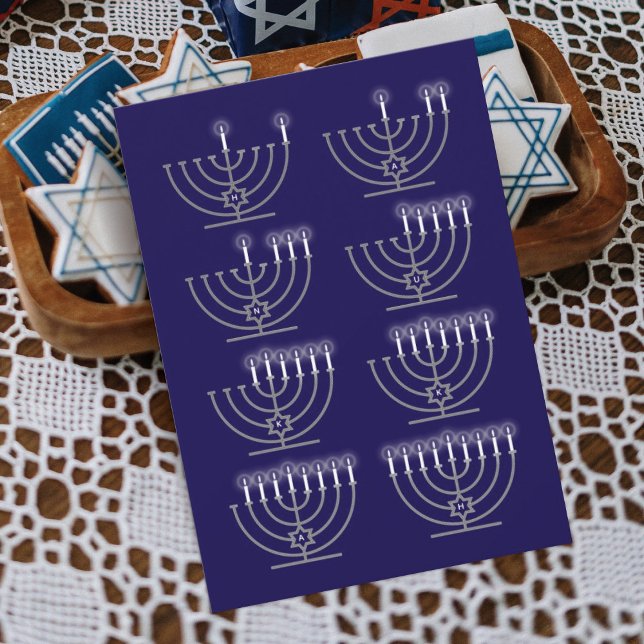 Eight Hanukkah Nights Holiday Card (Creator Uploaded)