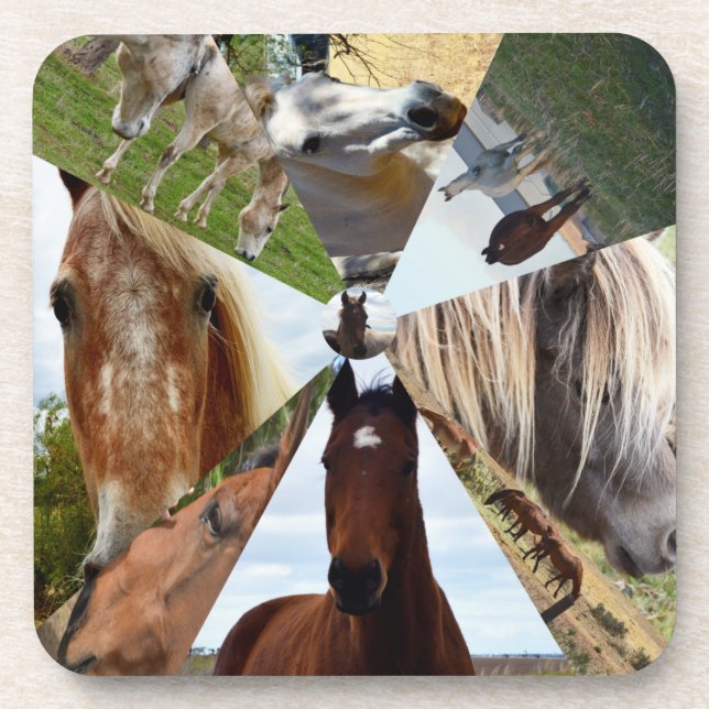 Eight Horse Triangles, Coasters (Front)