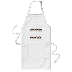 Eight Maids-A-Milking Farmcore Yuletide Long Apron