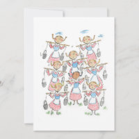 Eight Maids a Milking