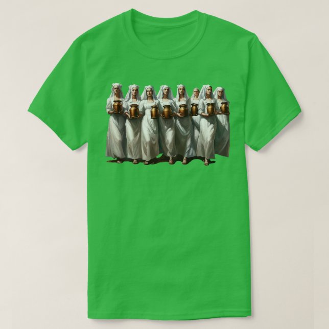 Eight Maids Milking Cut Out T-Shirt (Design Front)