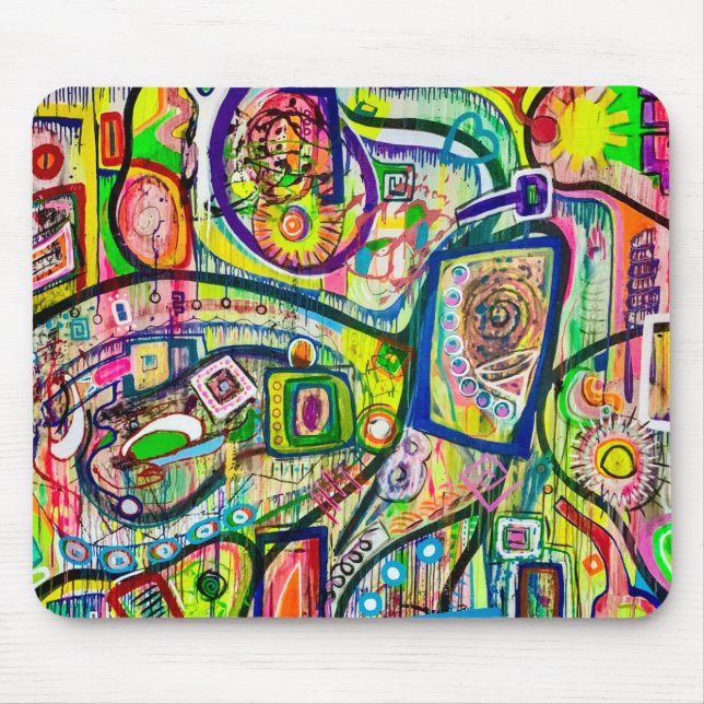 Eight Martinis Mousepad (Front)