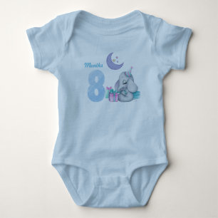 Eight months baby bodysuit