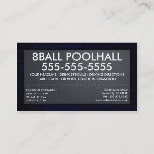 eightball : electric sign business card