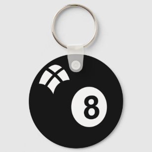 Eightball Key Ring