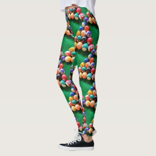 Eightballs Racked On Table, Ladies Leggings