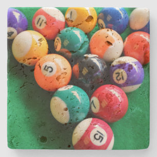Eightballs Racked, Stone Coaster