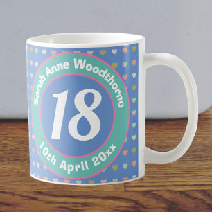 Eighteen Years Old. Birthday. Coffee Mug