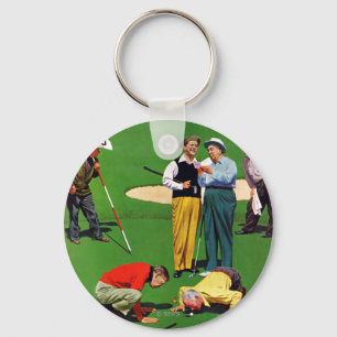 Eighteenth Hole Key Ring