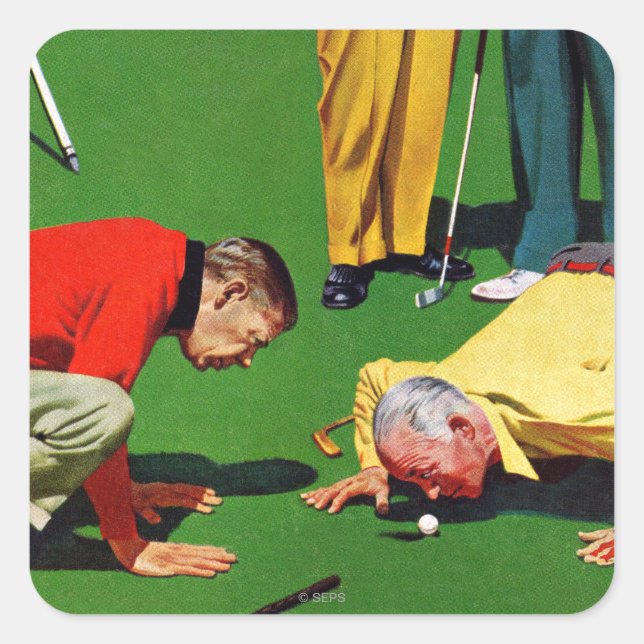 Eighteenth Hole Square Sticker (Front)