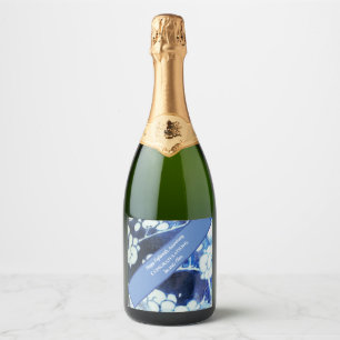 Eighteenth Wedding Anniversary Sparkling Wine Label
