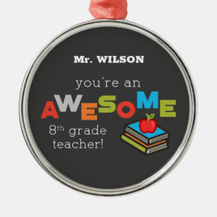 Eighth Grade Teacher Appreciation, Awesome Metal Tree Decoration