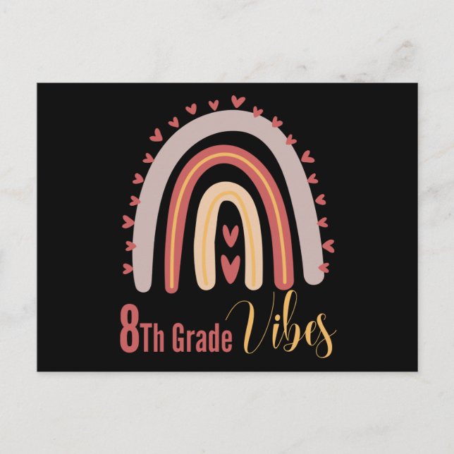 Eighth Grade Vibes - Eighth Grade Squad Postcard (Front)