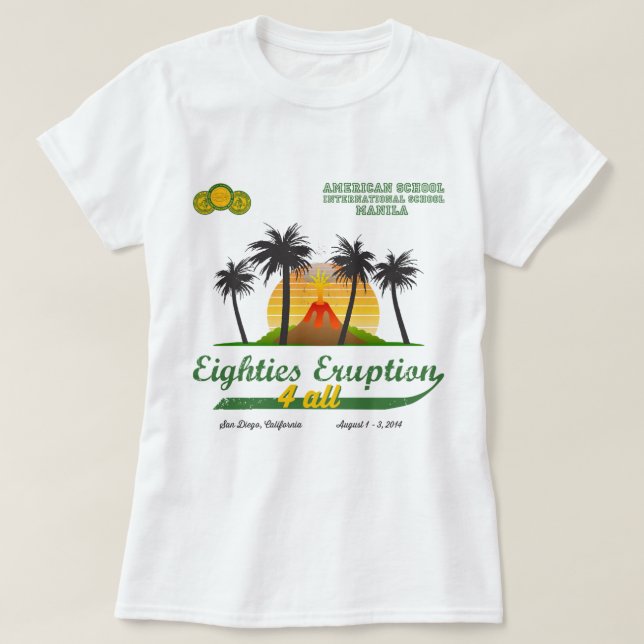Eighties Eruption 4 All T-Shirt (Design Front)