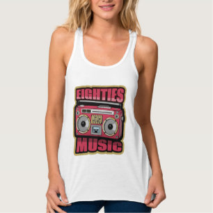 Eighties Music Stereo Singlet