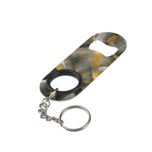 Eighties Retro Mustard Yellow and Grey Abstract Cu