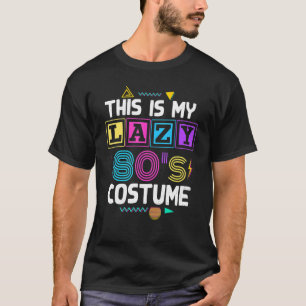 Eighties Theme Party Costume 1980s Music Retro 80s T-Shirt